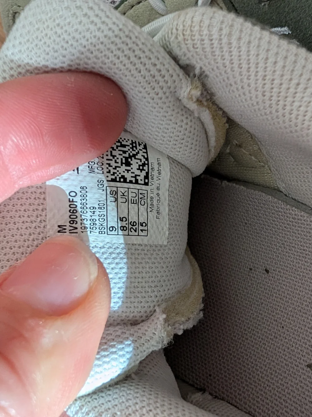 New Balance Kids Chunky Sneakers - Sage Green & White